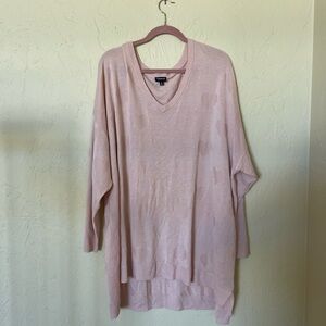 Torrid Blush V-Neck Sweater